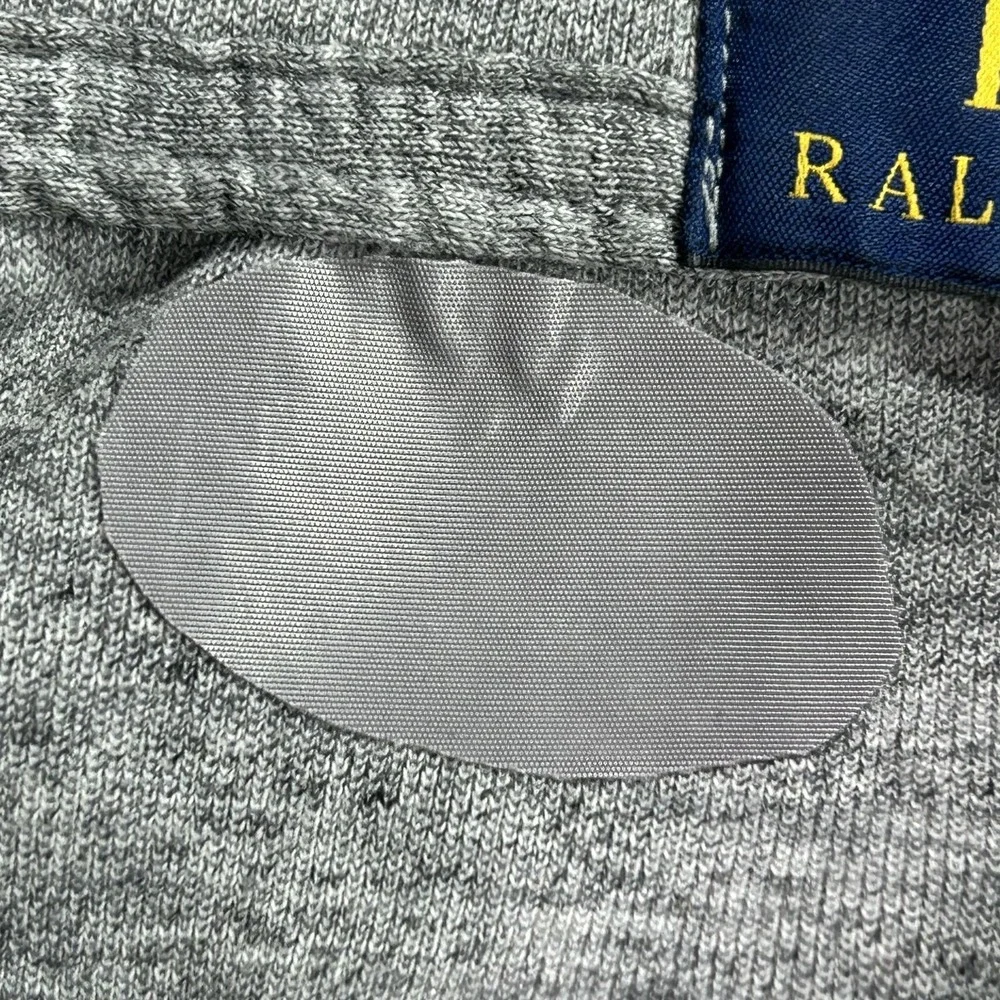 Polo Ralph Lauren Hoodie Mens 2XL Gray‎ Full Zip Fleece Sweatshirt Pony Logo